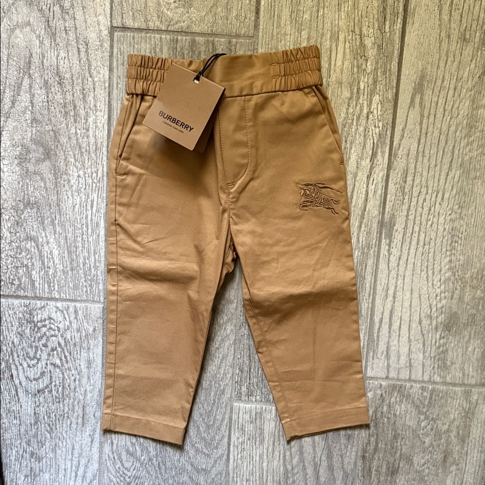 Burberry Kids Camel Brown Trousers
